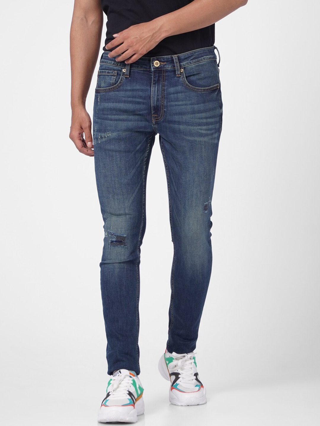 

Jack & Jones Men Blue Skinny Fit Jeans