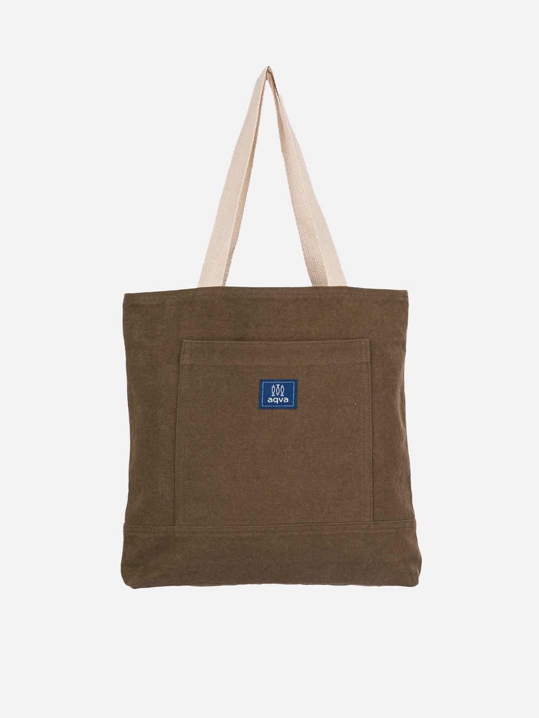

AQVA Olive Green Shopper Tote Bag