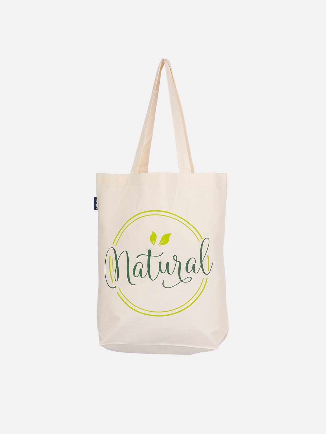 

AQVA Printed Cotton Tote Bag, White