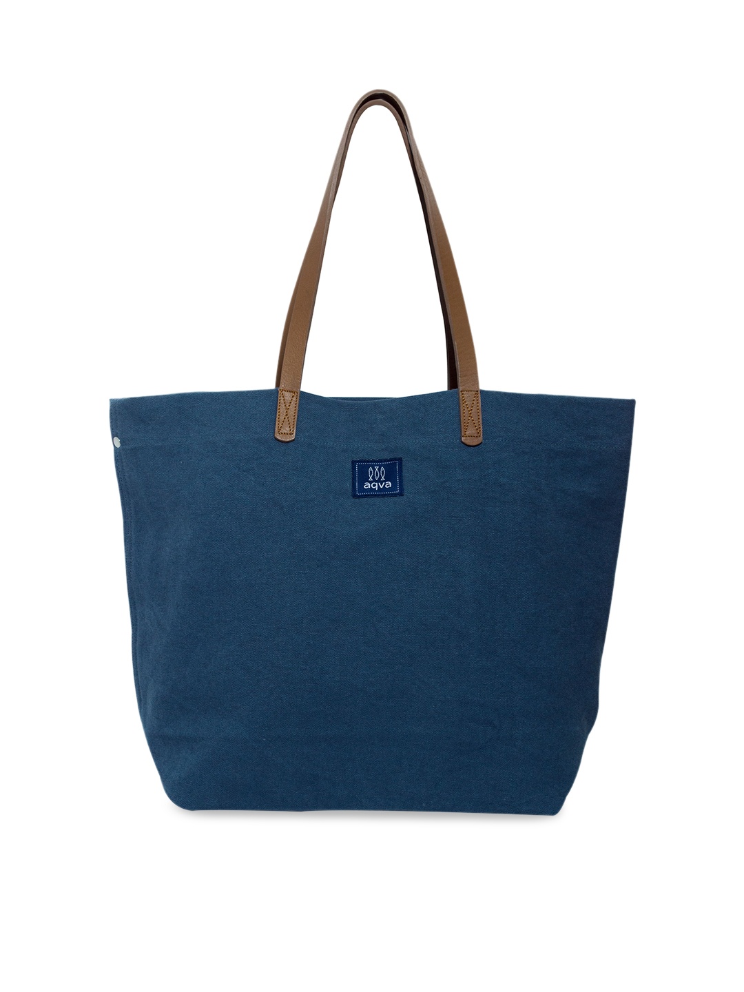 

AQVA Blue Shopper Cotton Tote Bag