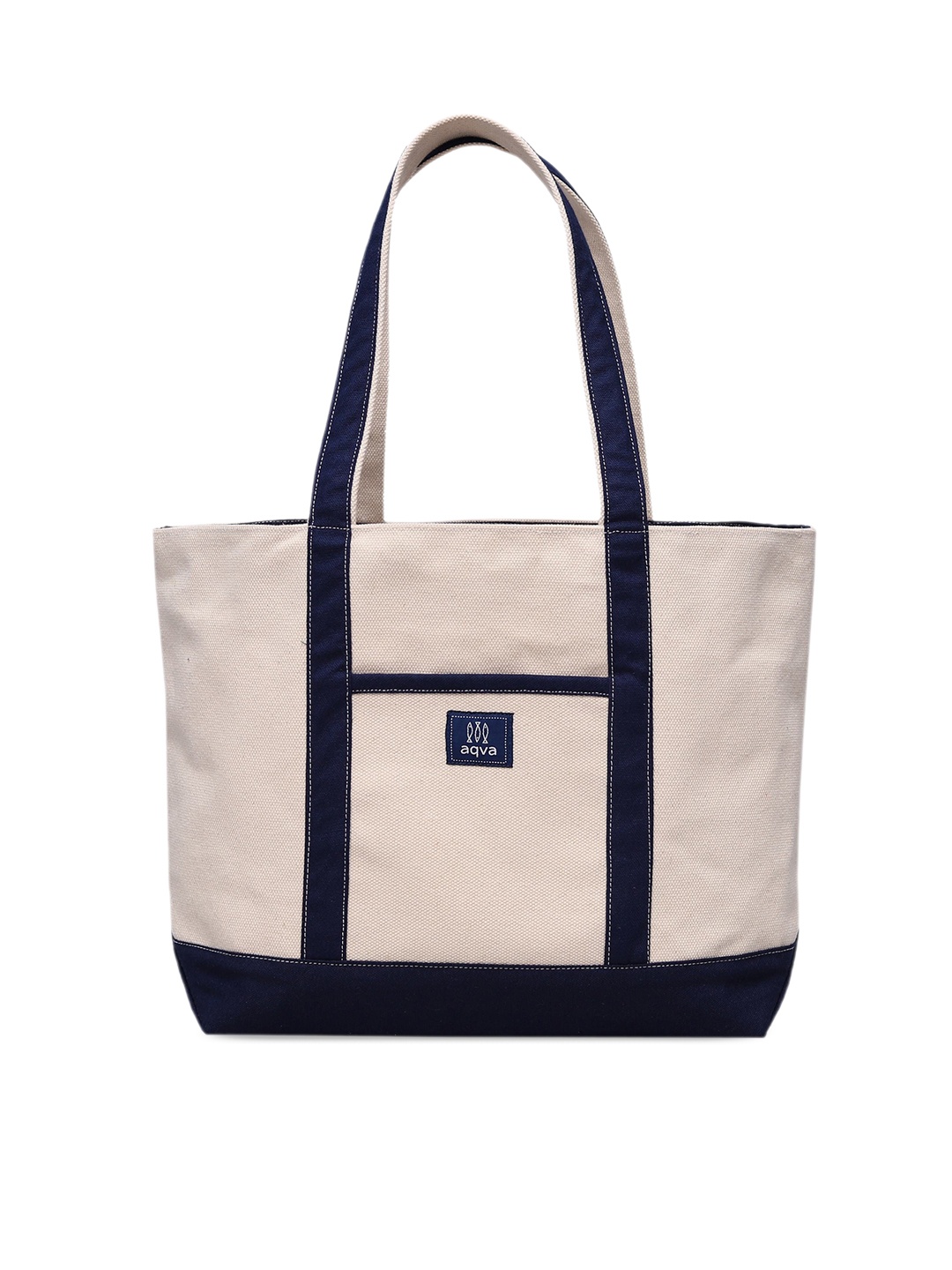 

AQVA Turquoise Blue Shopper Cotton Tote Bag