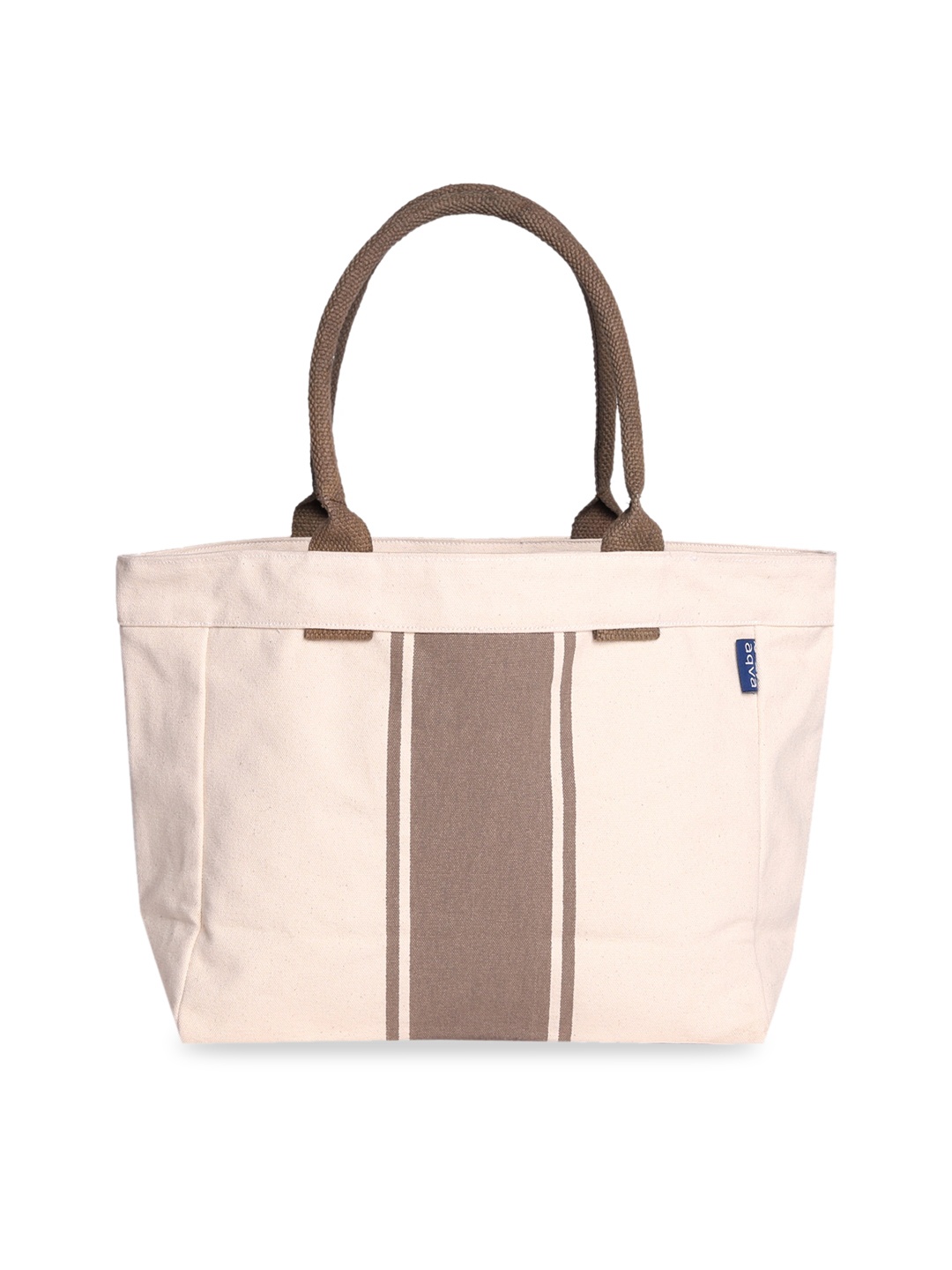 

AQVA Pink Colourblocked Oversized Structured Tote Bag
