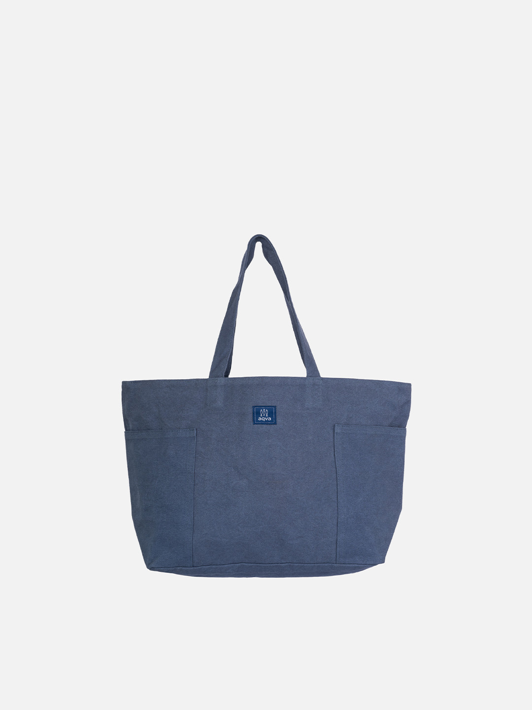 

AQVA Charcoal Shopper Cotton Tote Bag