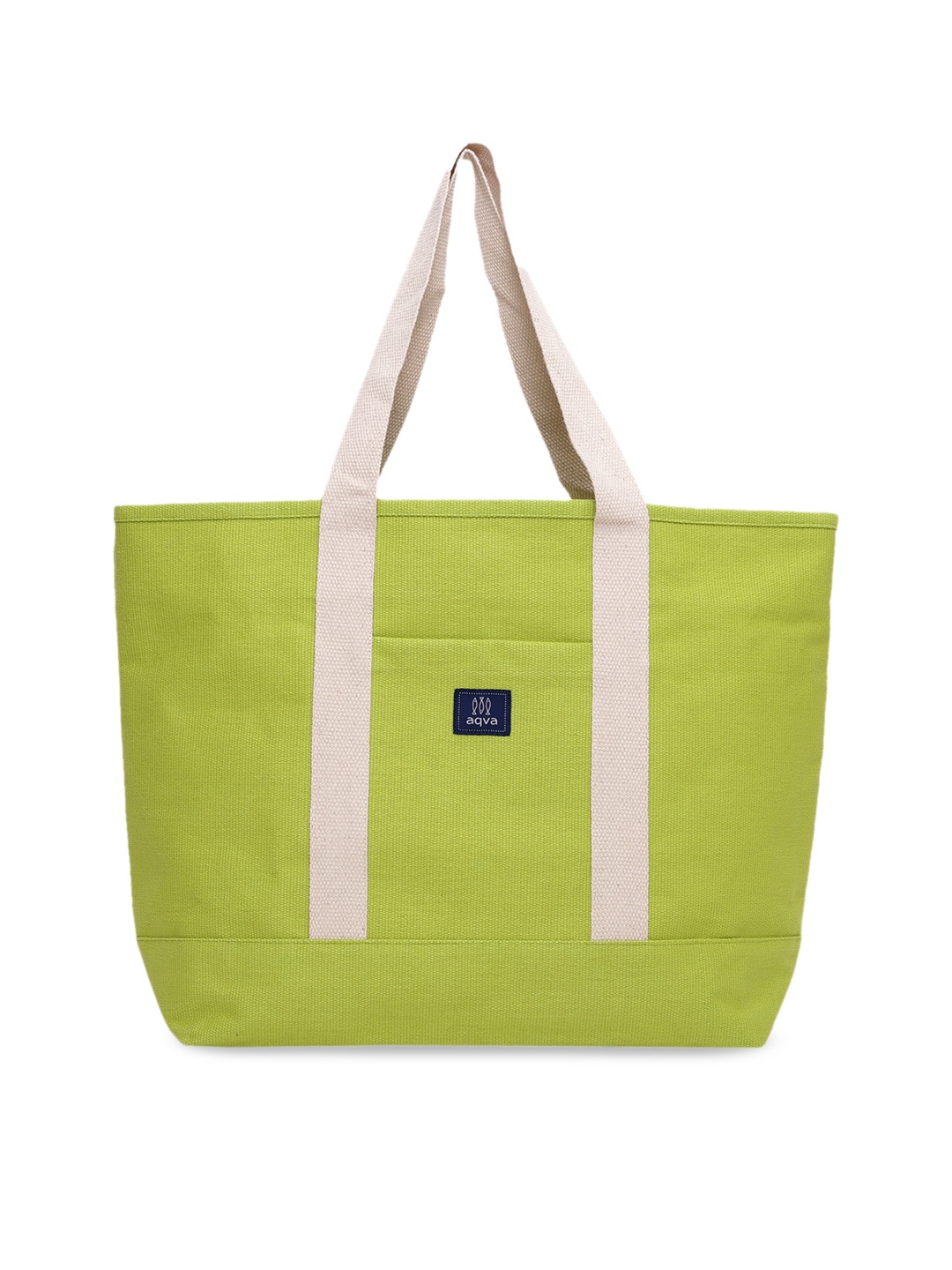 

AQVA Lime Green Oversized Shopper Tote Bag