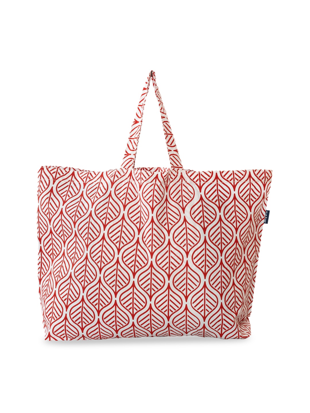 

AQVA Red Geometric Printed Oversized Shopper Tote Bag