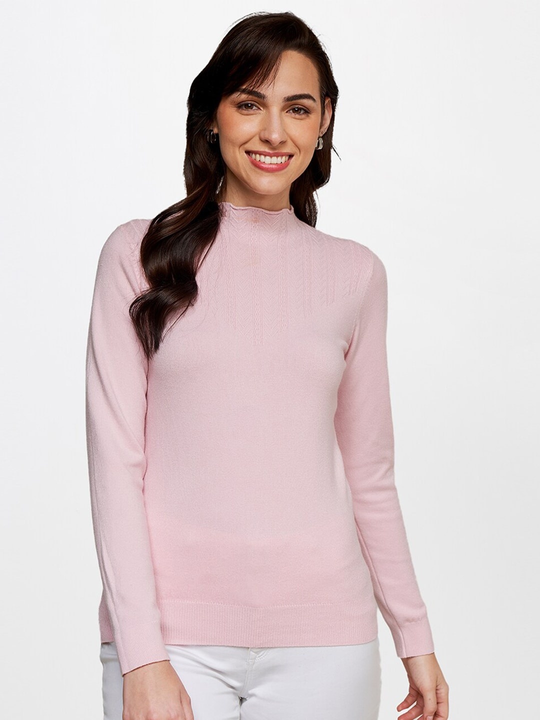 

AND Pink Solid Top