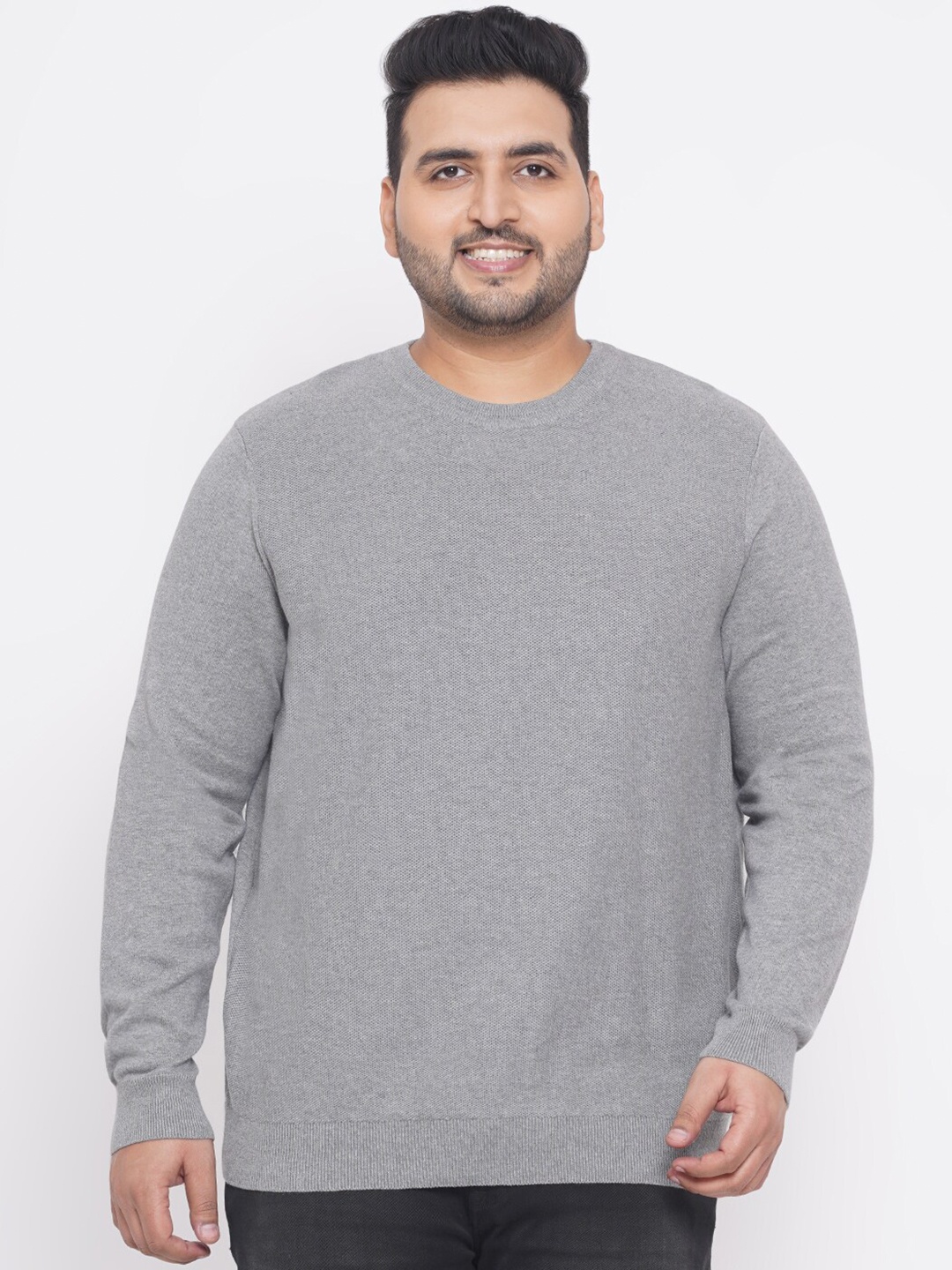 

Santonio Men Plus Size Grey Sweatshirt