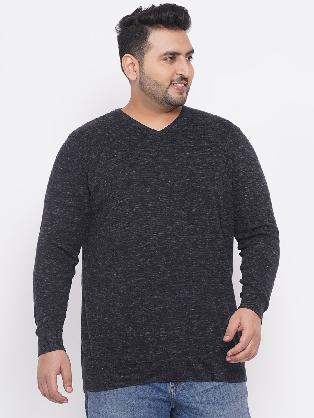 

Santonio Men Plus Size Grey Sweatshirt