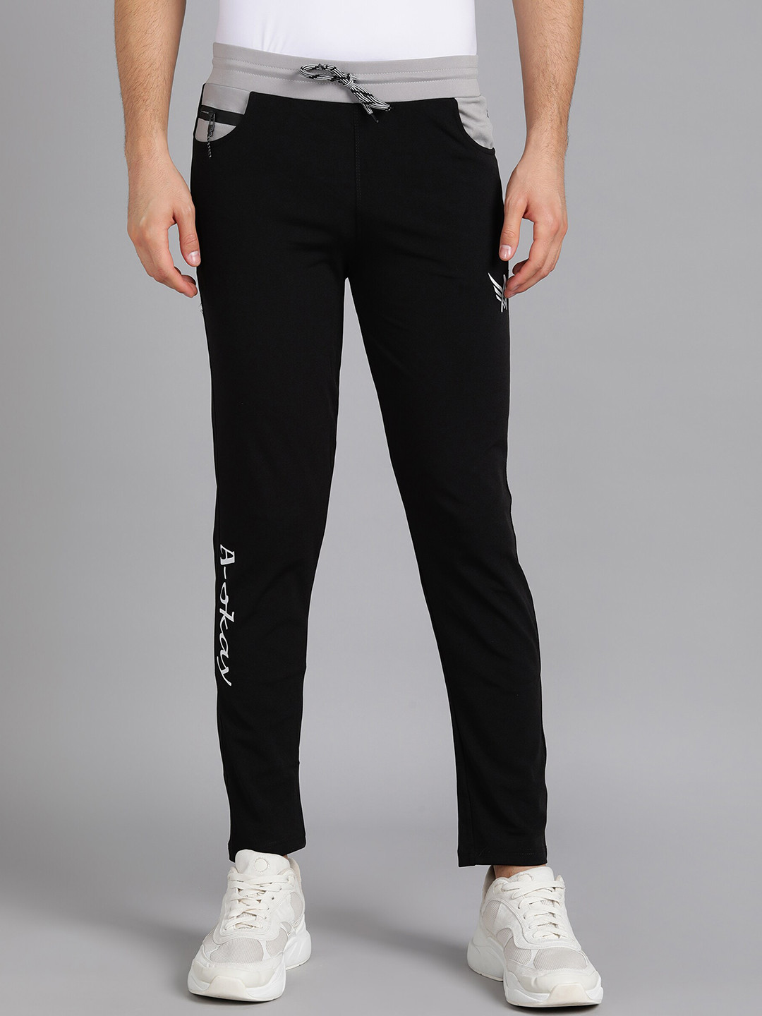 

A-Okay Men Black Slim Fit Trouser