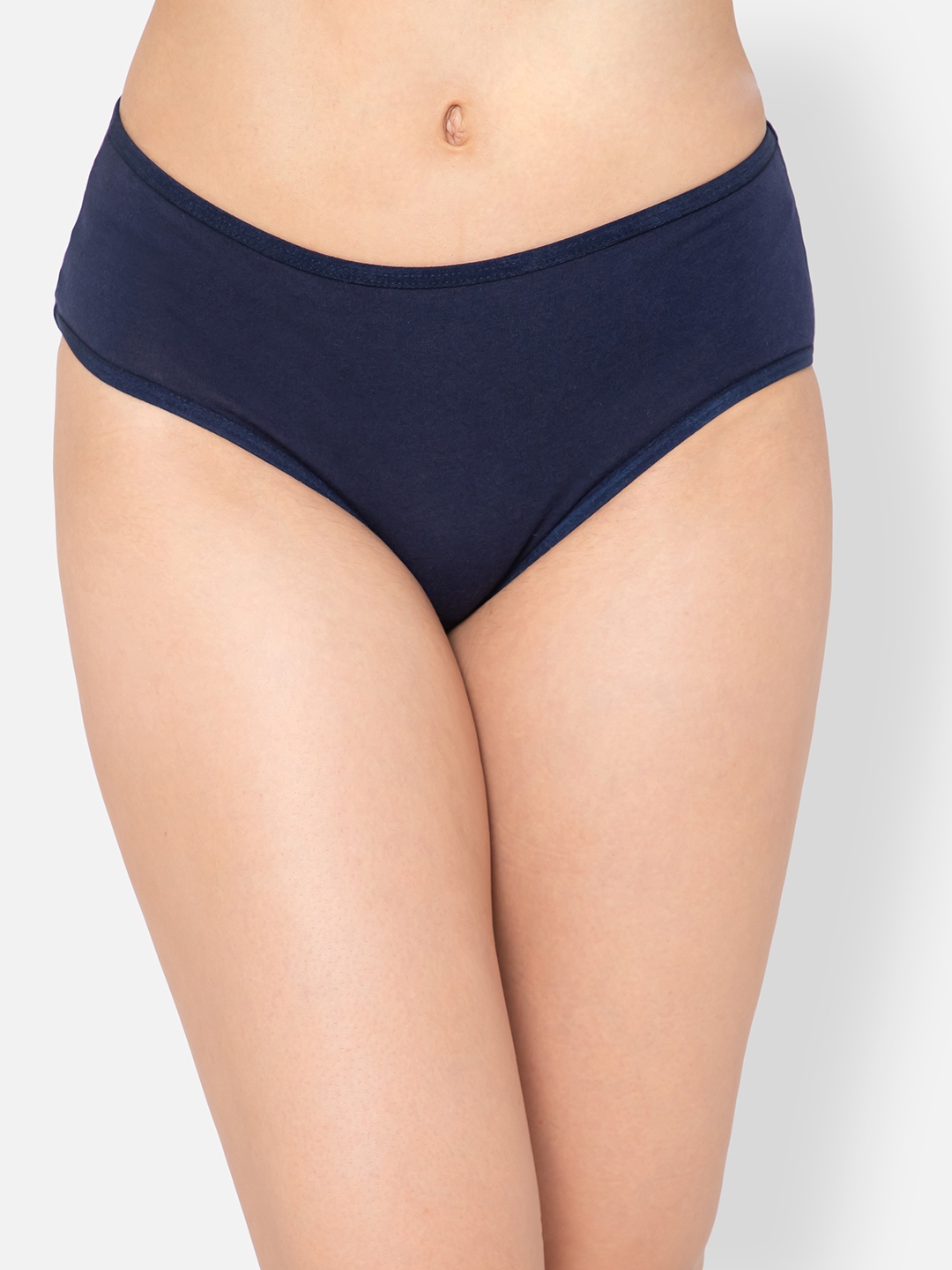 

Clovia Mid Waist Halloween Print Cotton Hipster Briefs PN3110A083XL, Navy blue