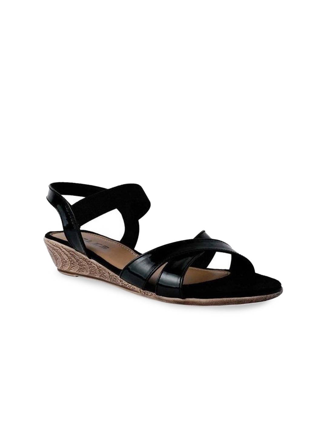 

SOLES Black Flatform Sandals