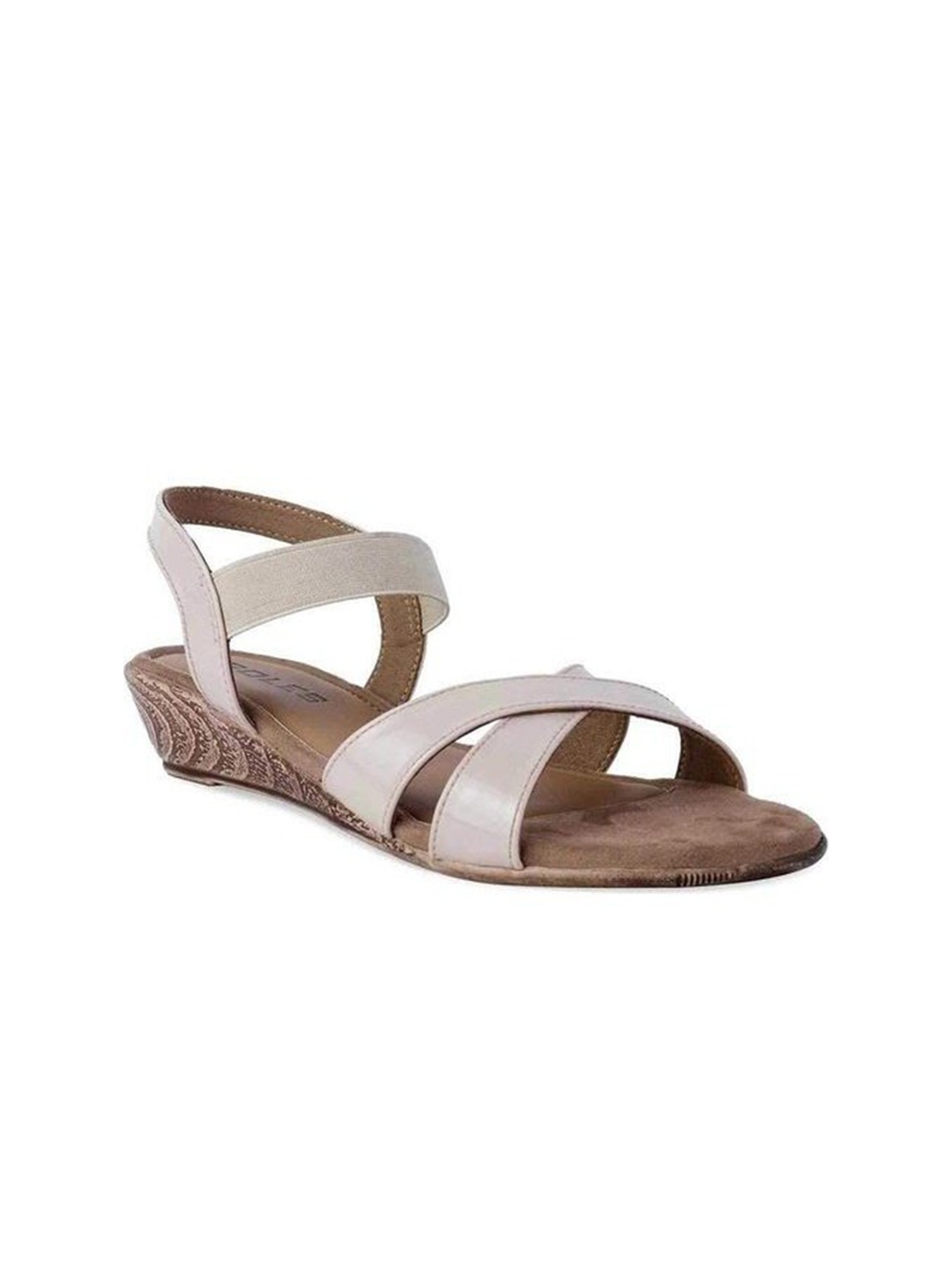 

SOLES Beige Wedge Sandals