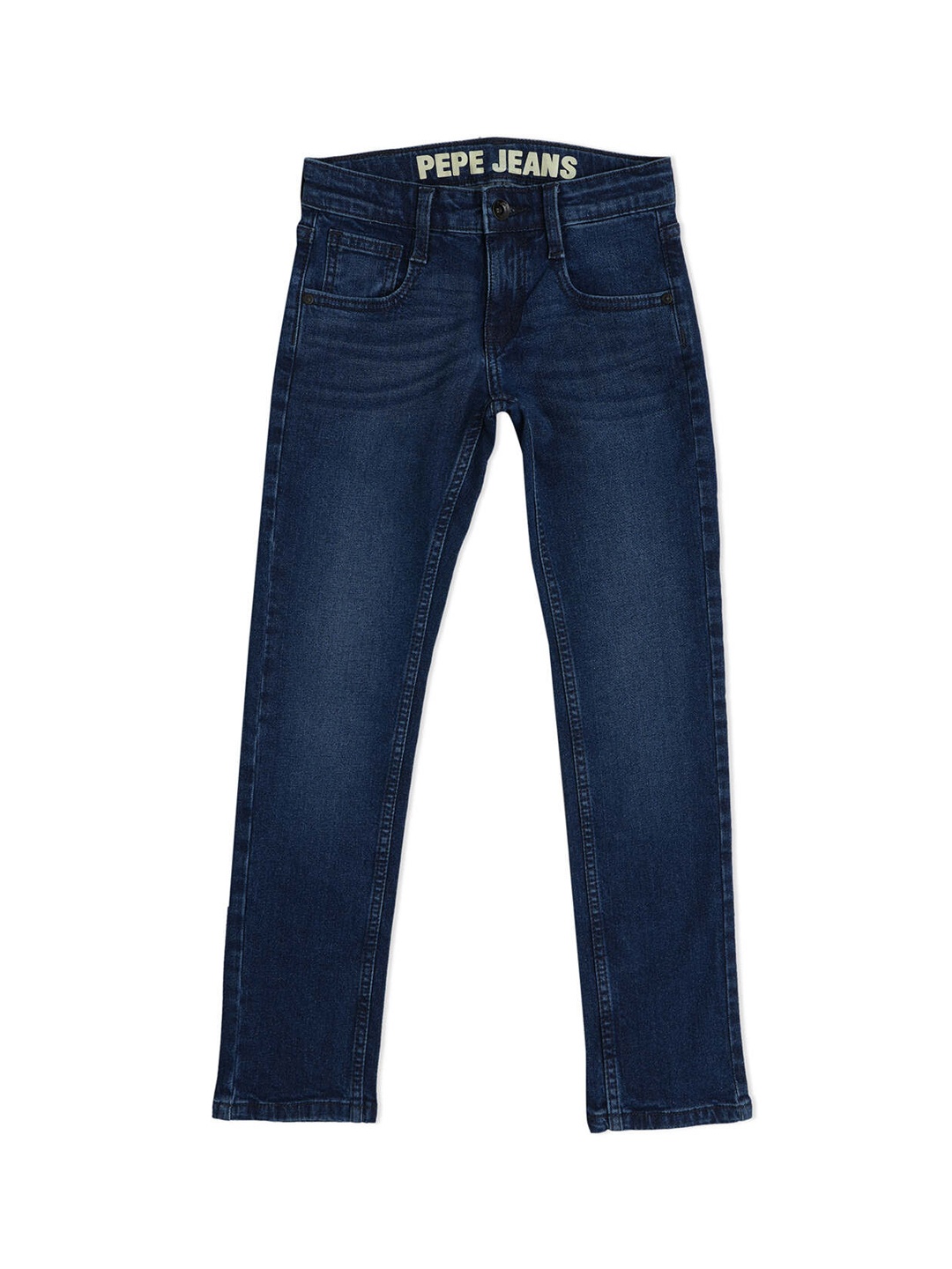 

Pepe Jeans Boys Blue Slim Fit Low-Rise Light Fade Cotton Stretchable Jeans