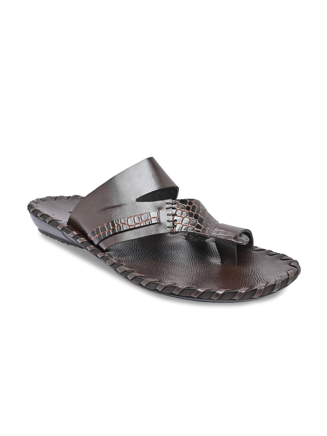 

Regal Men Brown Leather Comfort Sandals