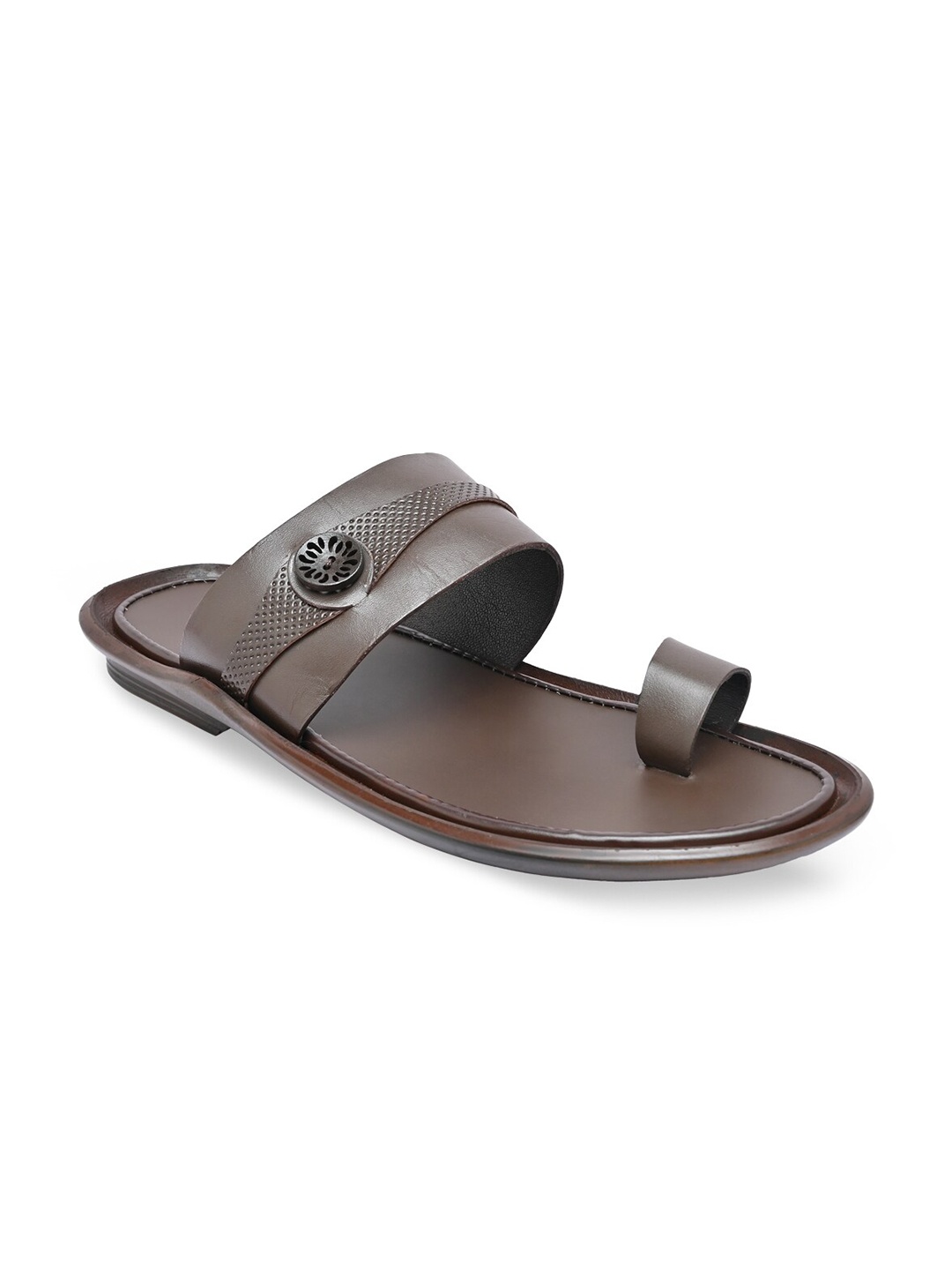

Regal Men Brown Leather Comfort Sandals