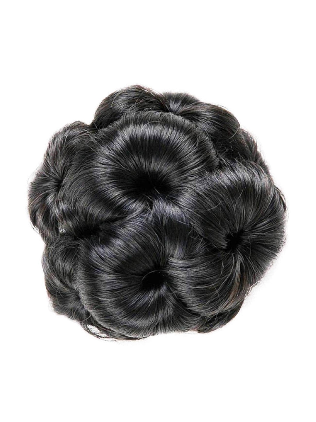 

CHANDERKASH Artificial Synthetic Hair Extension Juda Bun, Black