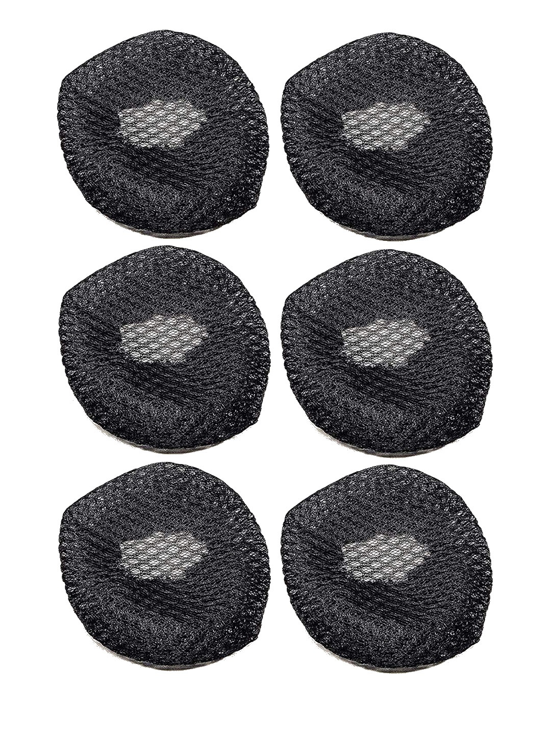 

CHANDERKASH Set Of 6 Stylish Hair Net Bun Cover Juda Net, Black