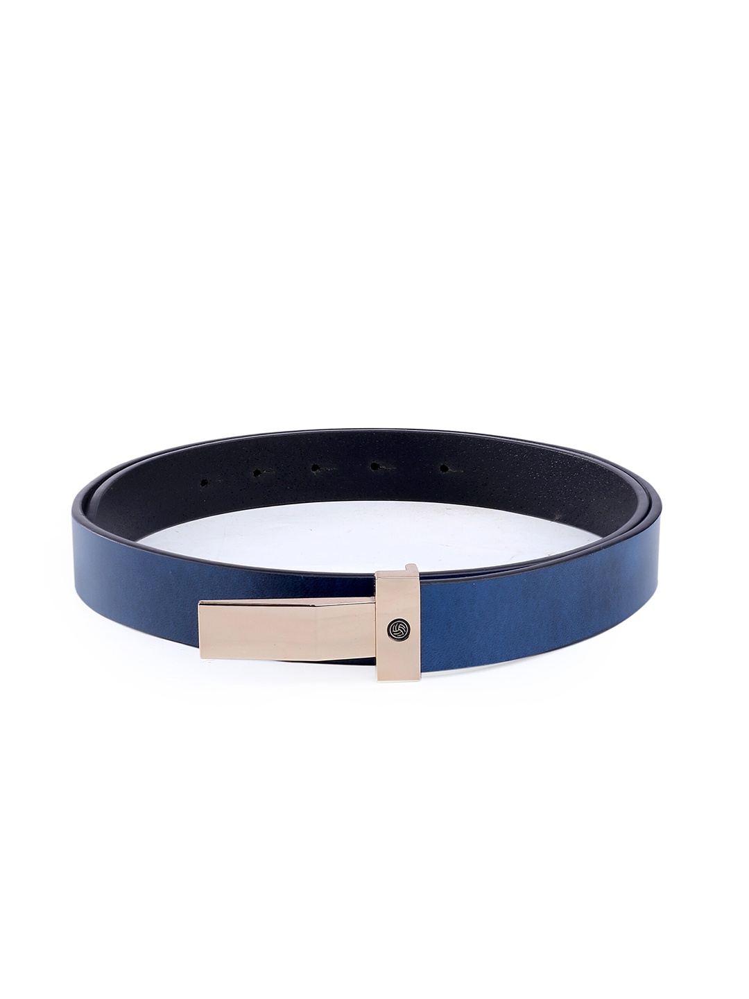 

bacca bucci Men Blue Leather Belt