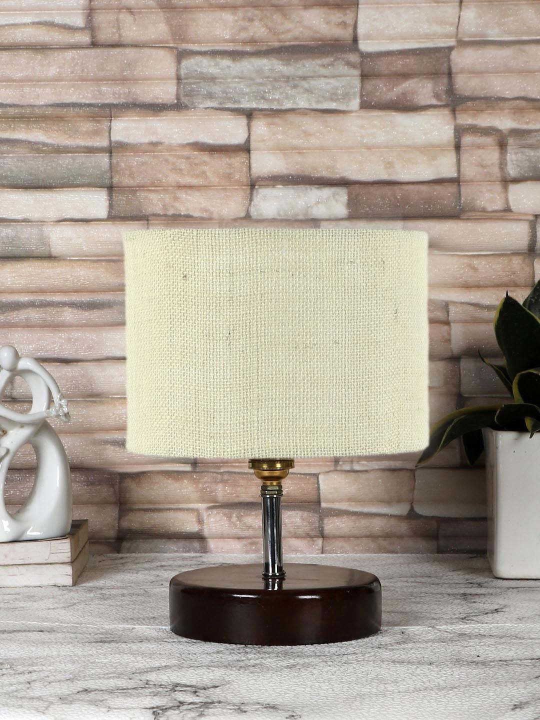 

Devansh White Solid Jute Table Lamps