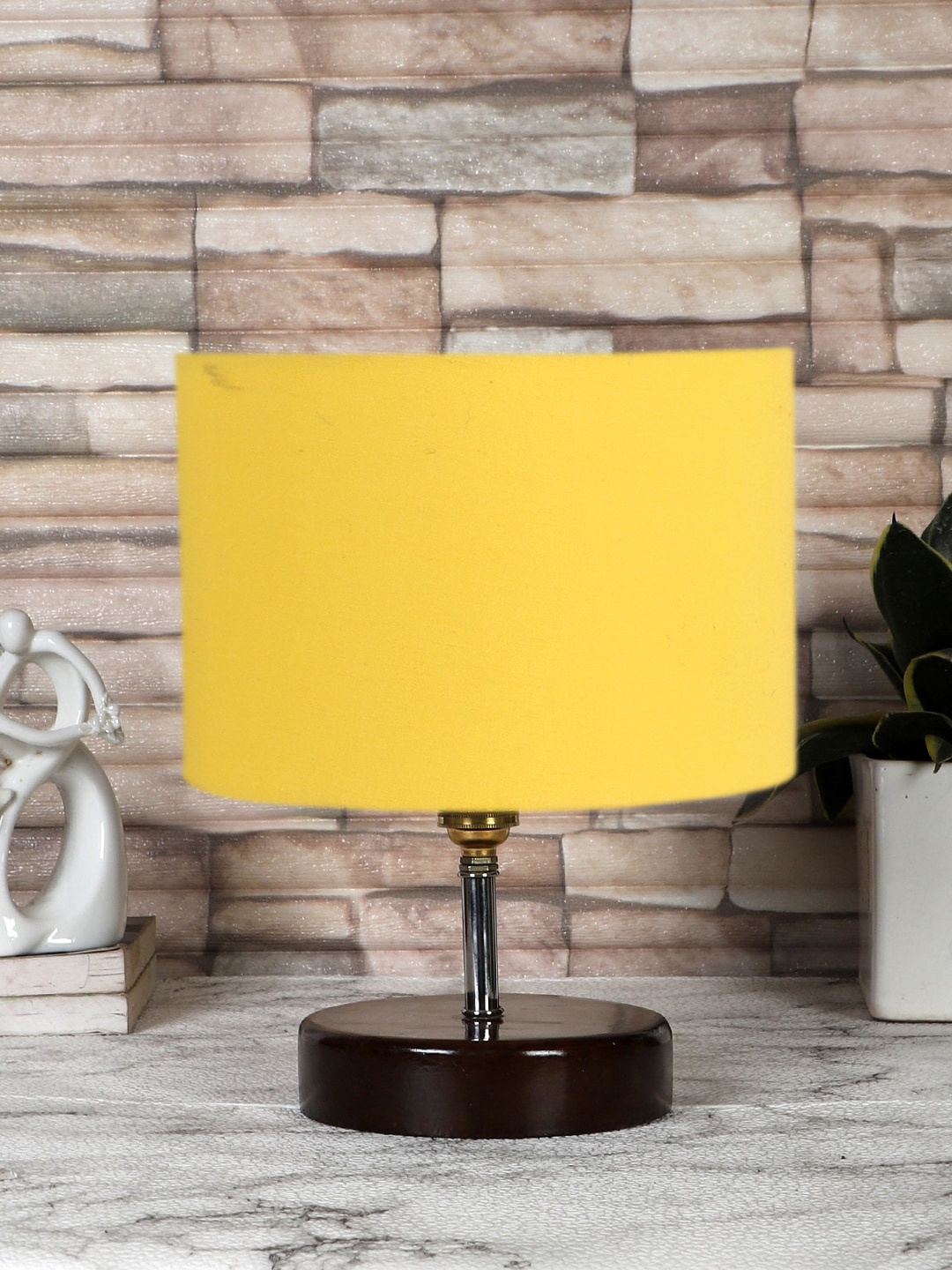 

Devansh Yellow Solid Table Lamp