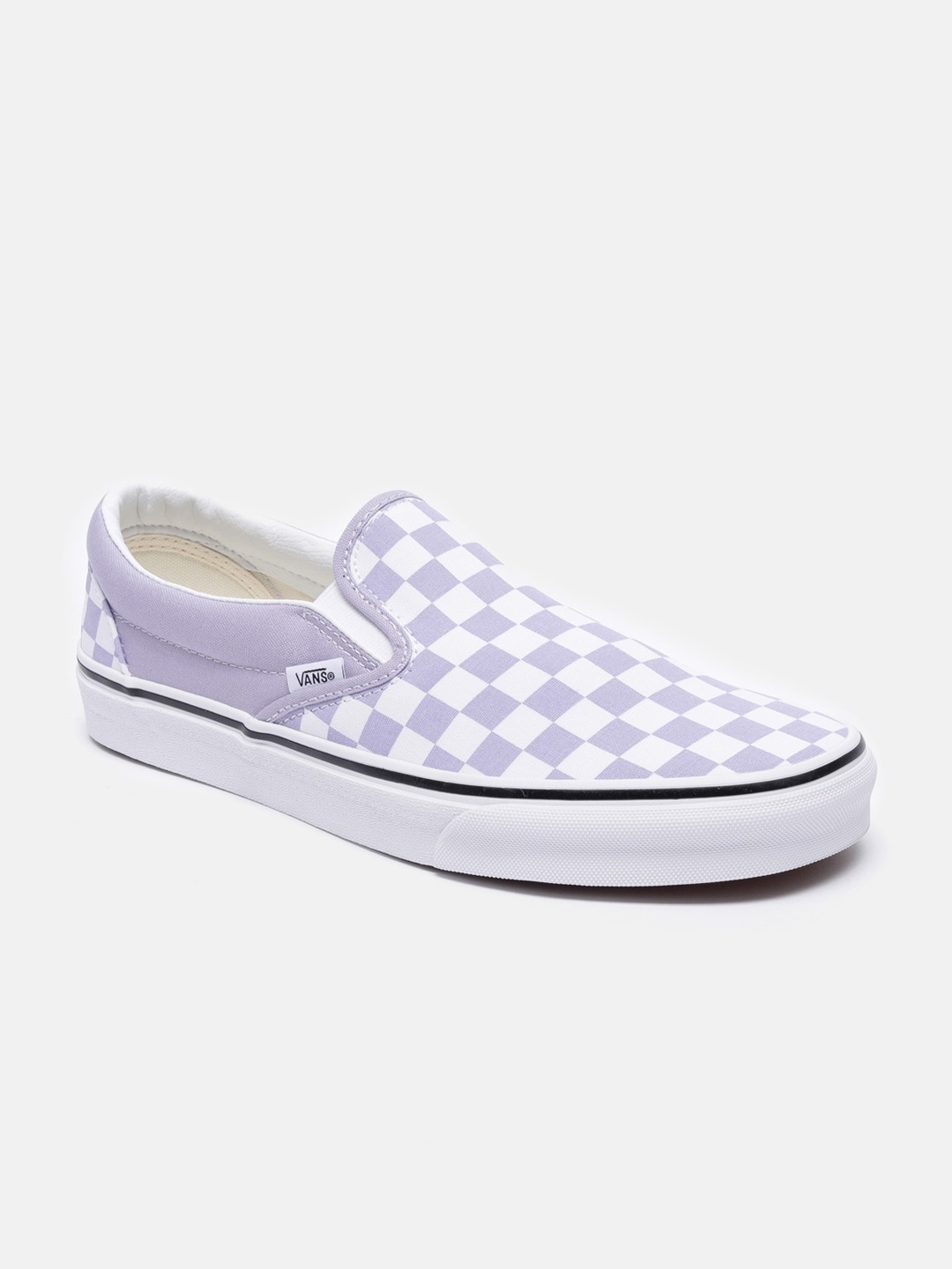 

Vans Men Purple Printed Slip-On Sneakers