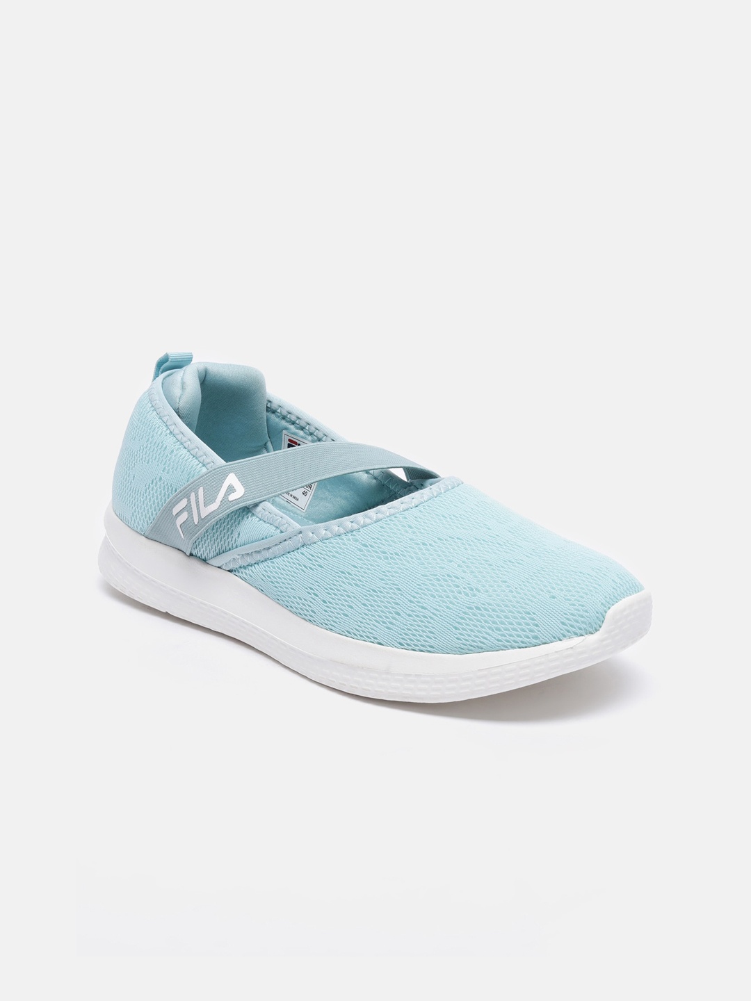 

FILA Women Blue Printed Slip-On Sneakers
