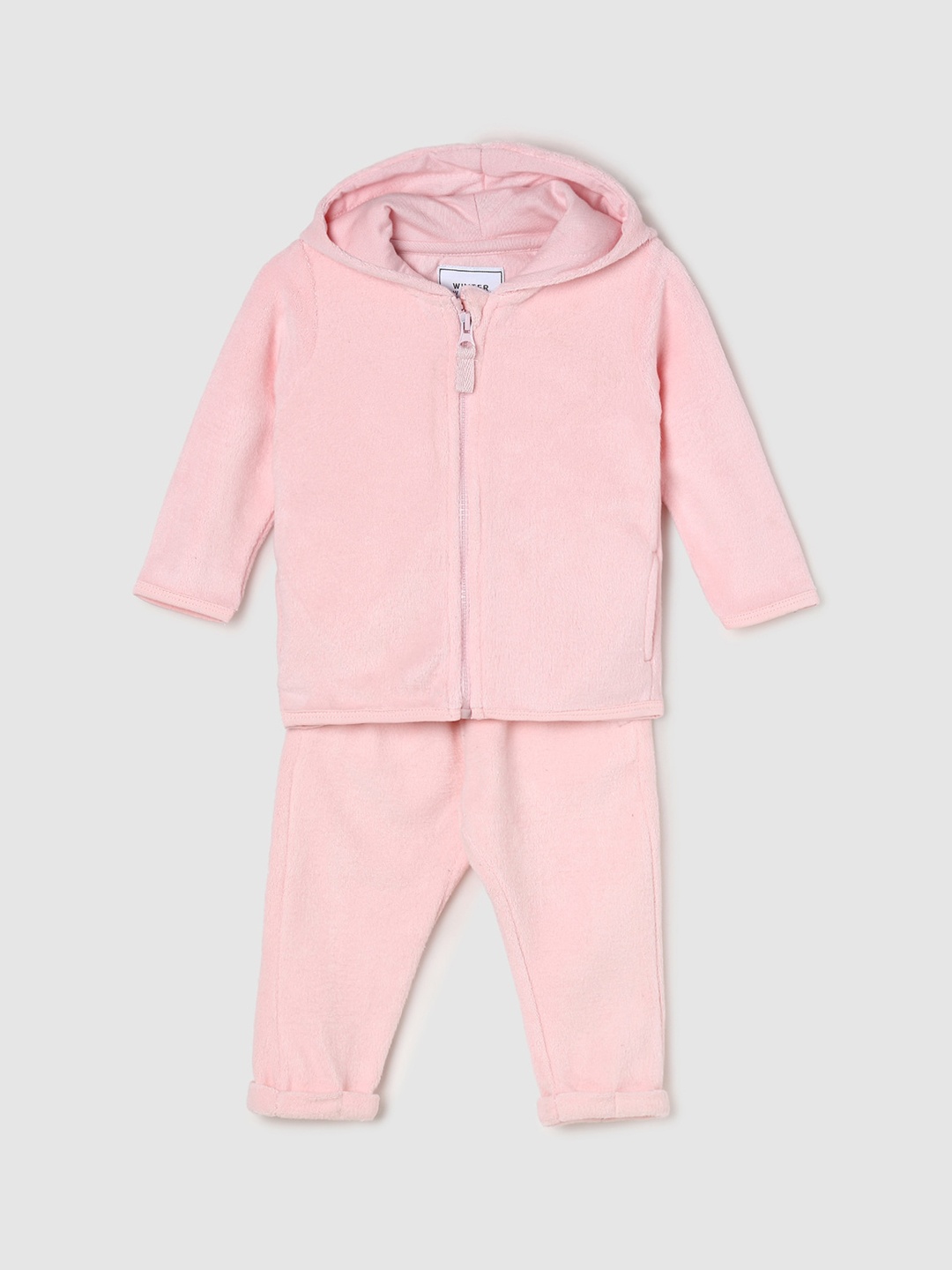 

max Girls Round Neck Night suit, Pink