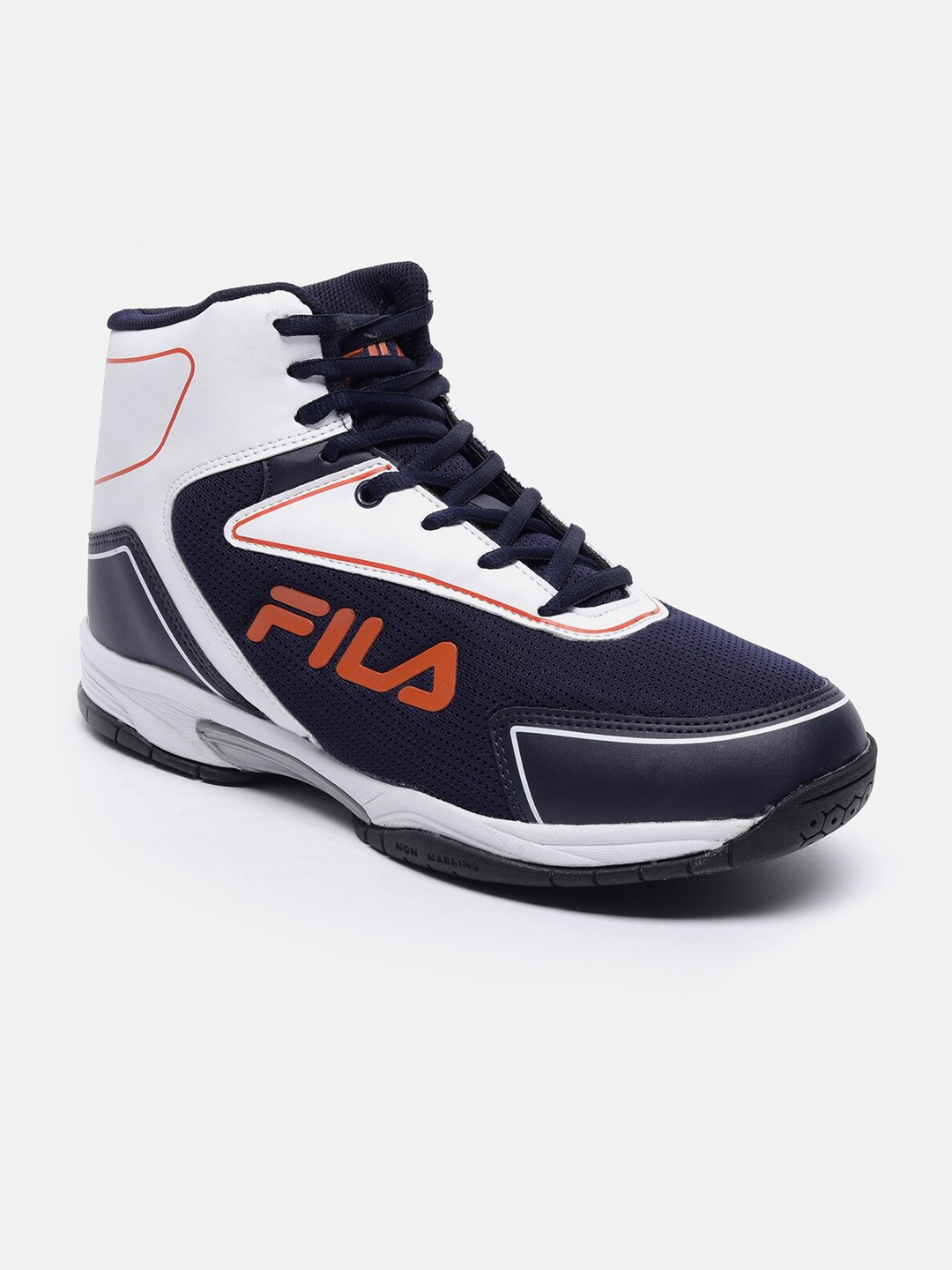 

FILA Men Blue Basketball Non-Marking Idris Shoes