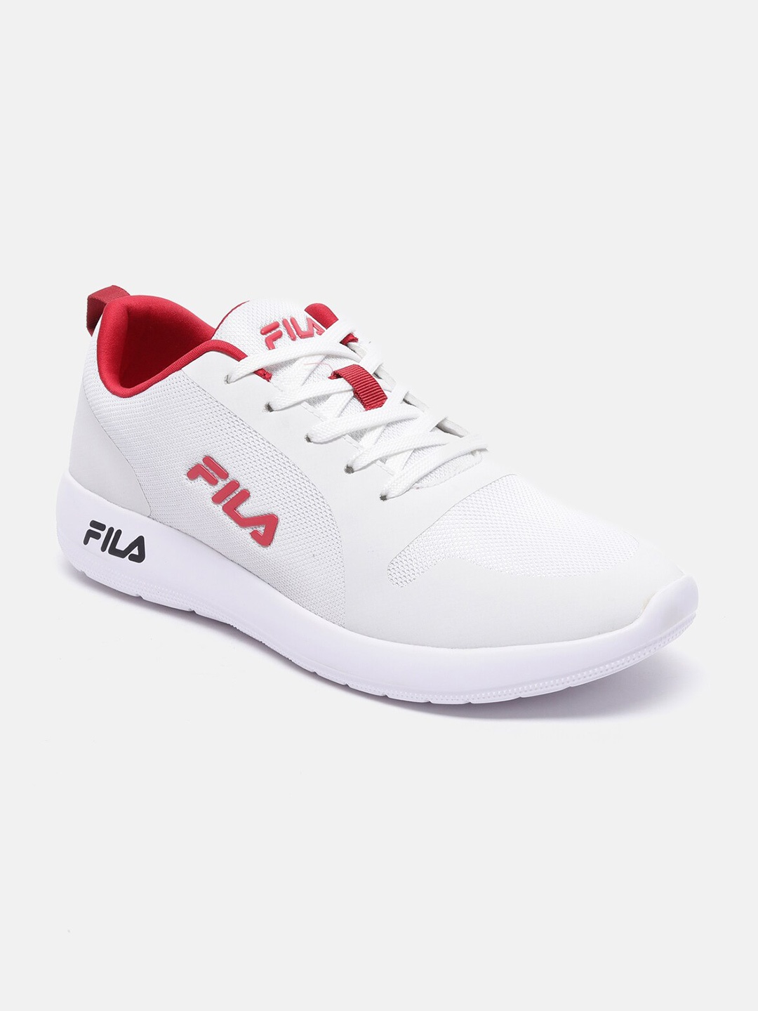 

FILA Men White Running Non-Marking Nico Plus Shoes