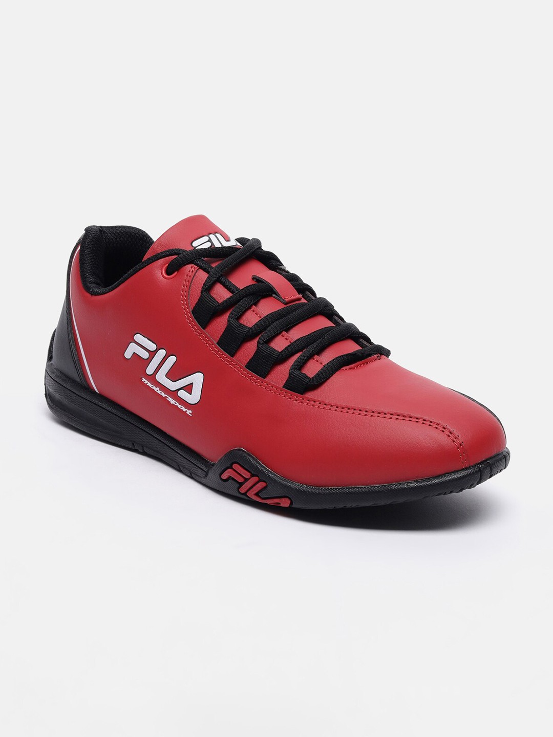 

FILA Men Running Non-Marking PU Kerb Plus 3 Shoes, Red