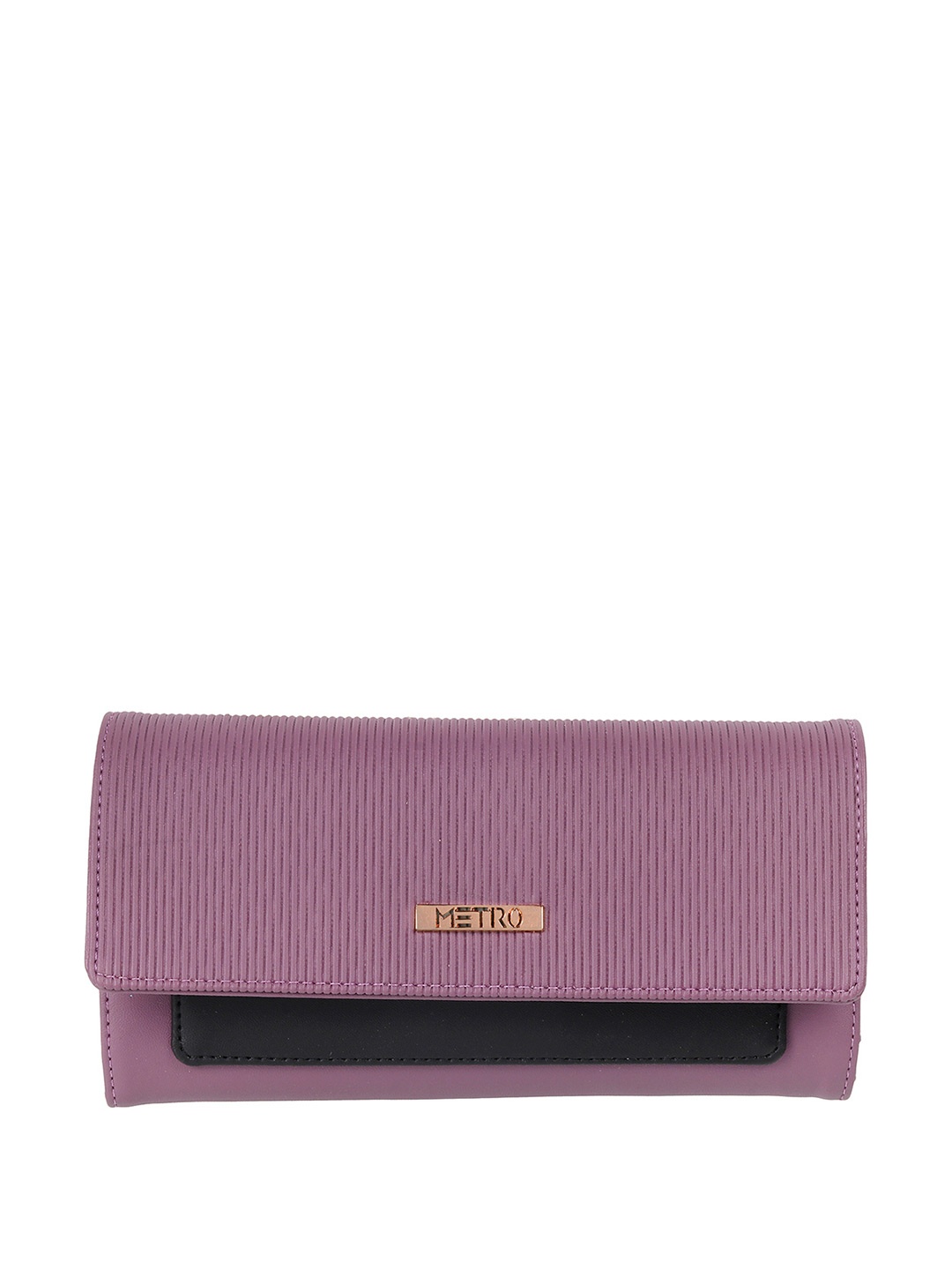 

Metro Women Purple Textured Envelope