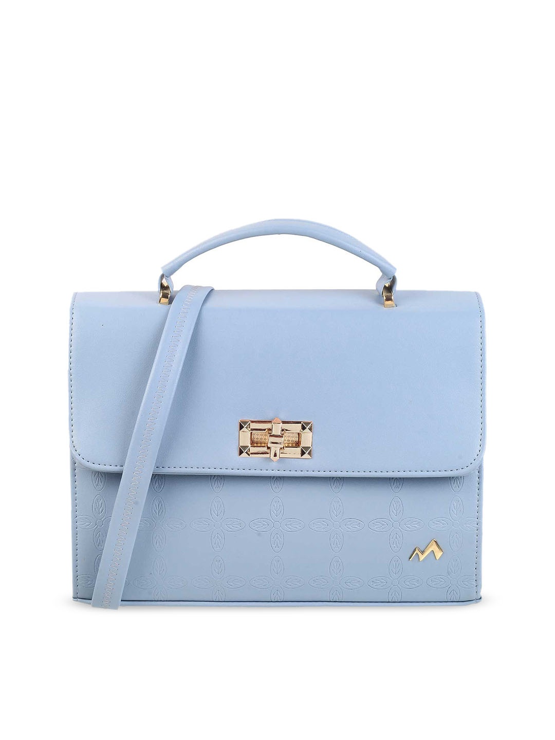Metro Blue Structured Satchel