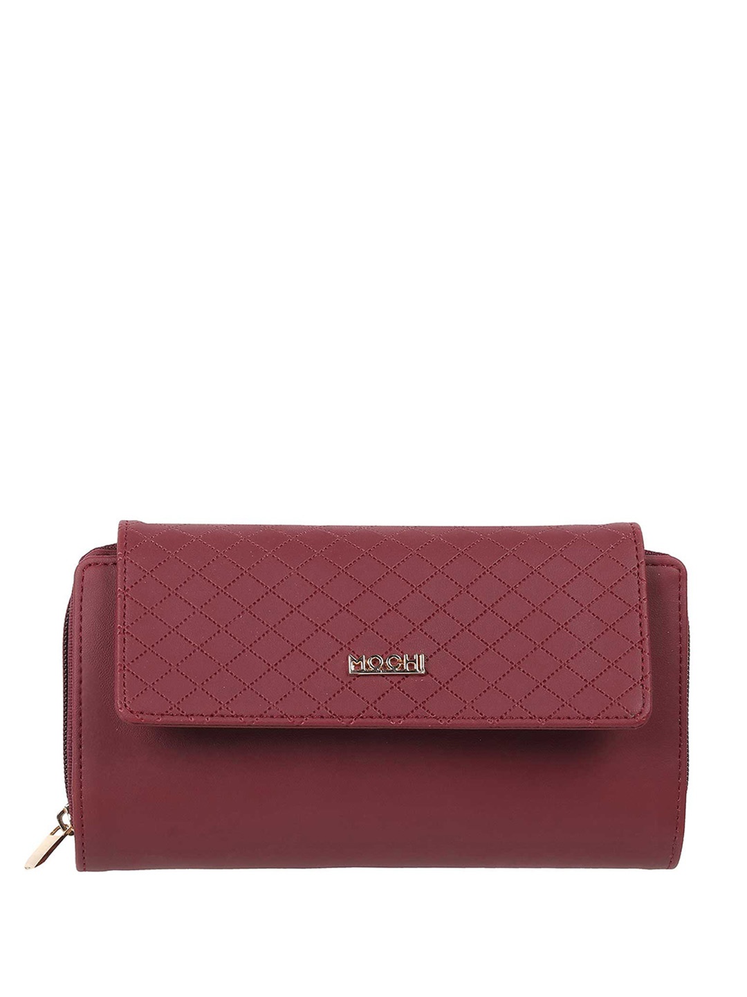 

Mochi Women Maroon Textured Envelope