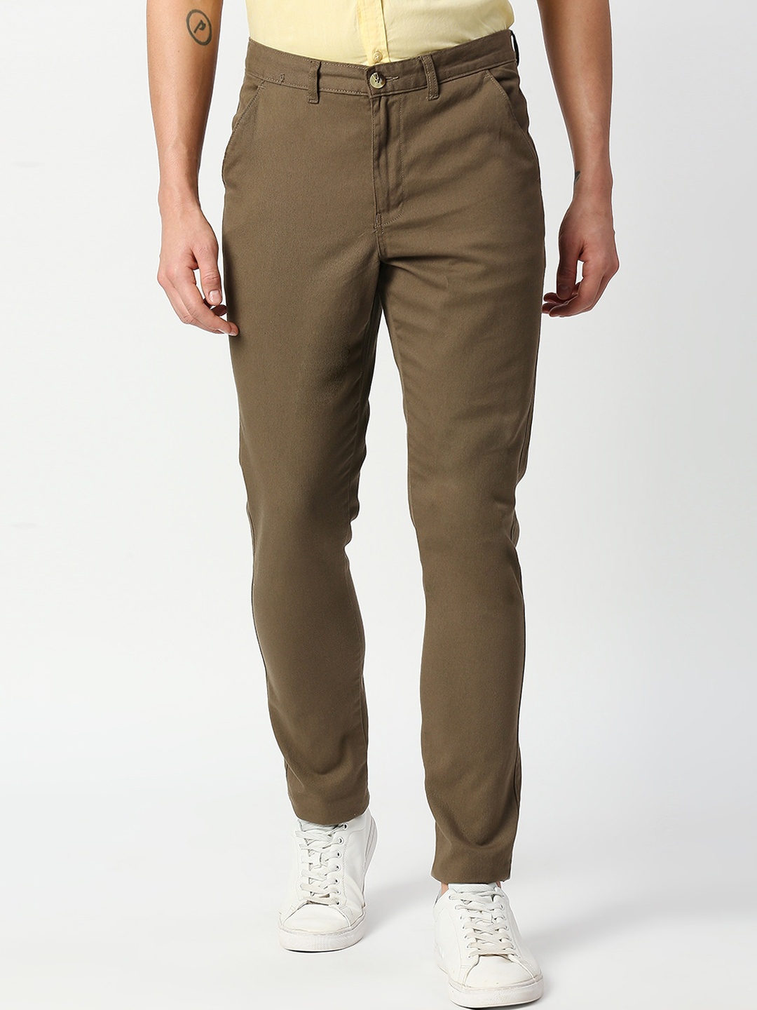 

Thomas Scott Men Brown Slim Fit Trousers