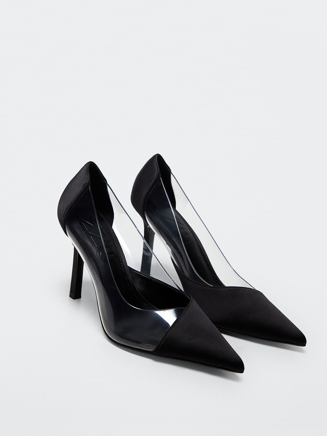 

MANGO Black Slim Heel Pumps