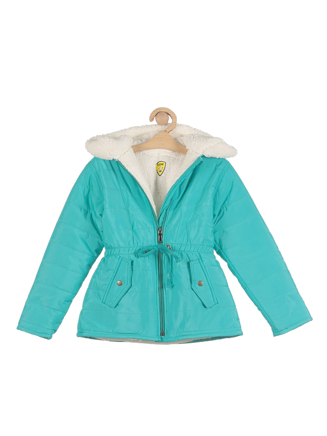 

Lil Lollipop Girls Sea Green Lightweight Outdoor Bomber Jacket