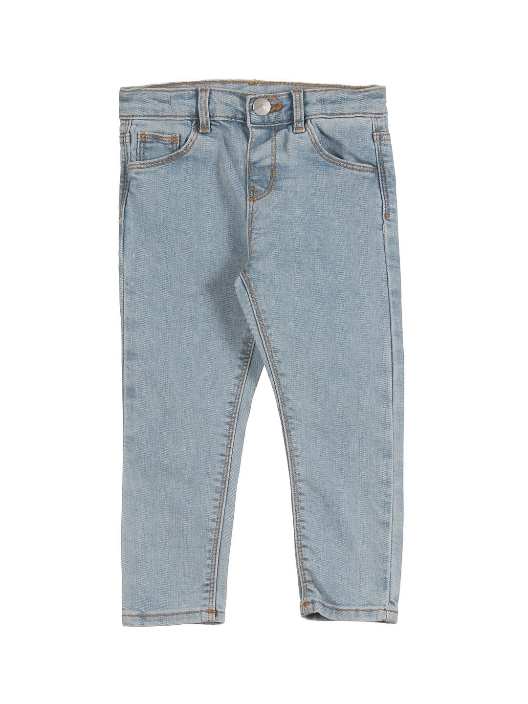 

Lil Lollipop Kids Regular Fit Cotton Jeans, Blue