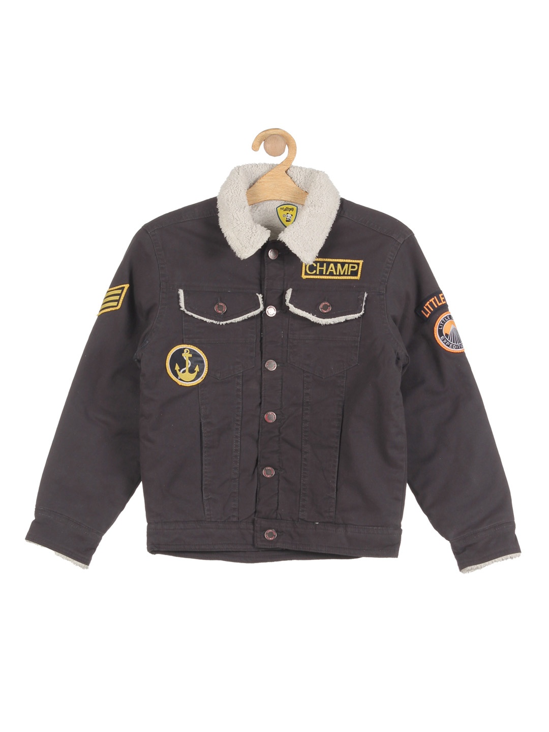 

Lil Lollipop Boys Grey Lightweight Outdoor Tailored Jacket