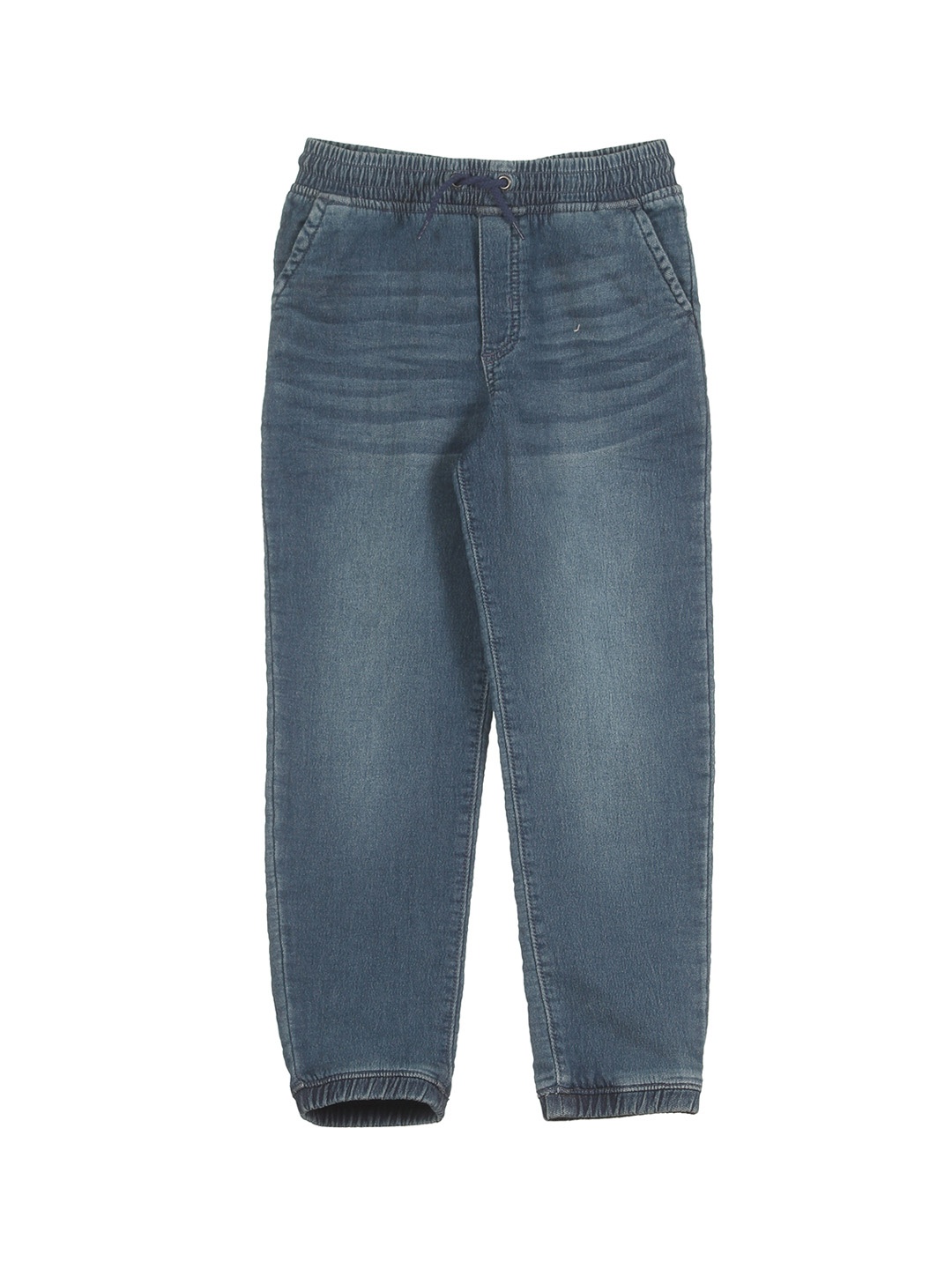 

Lil Lollipop Kids Jogger Light Fade Cotton Jeans, Blue