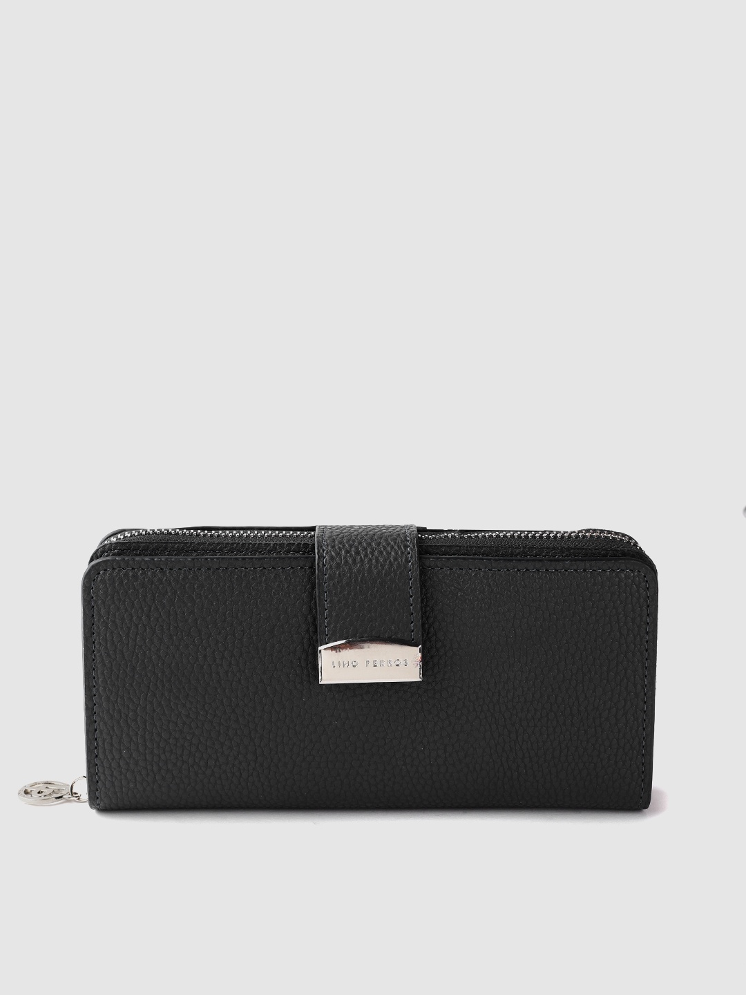 

Lino Perros Women Black Two Fold Wallet