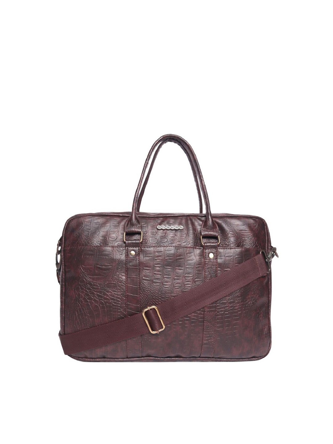 

ASTRID Men Brown & Grey Laptop Bag