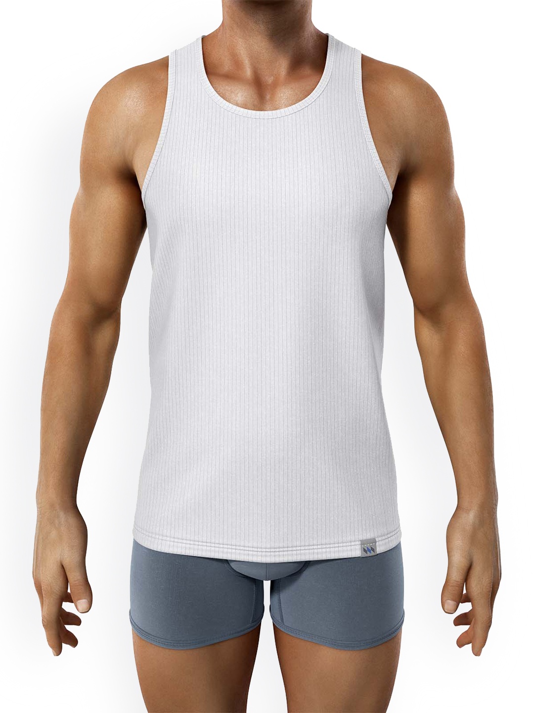 

MODERN CREW Men Premium Bamboo Vests MC-VS-002-RF-WH, White