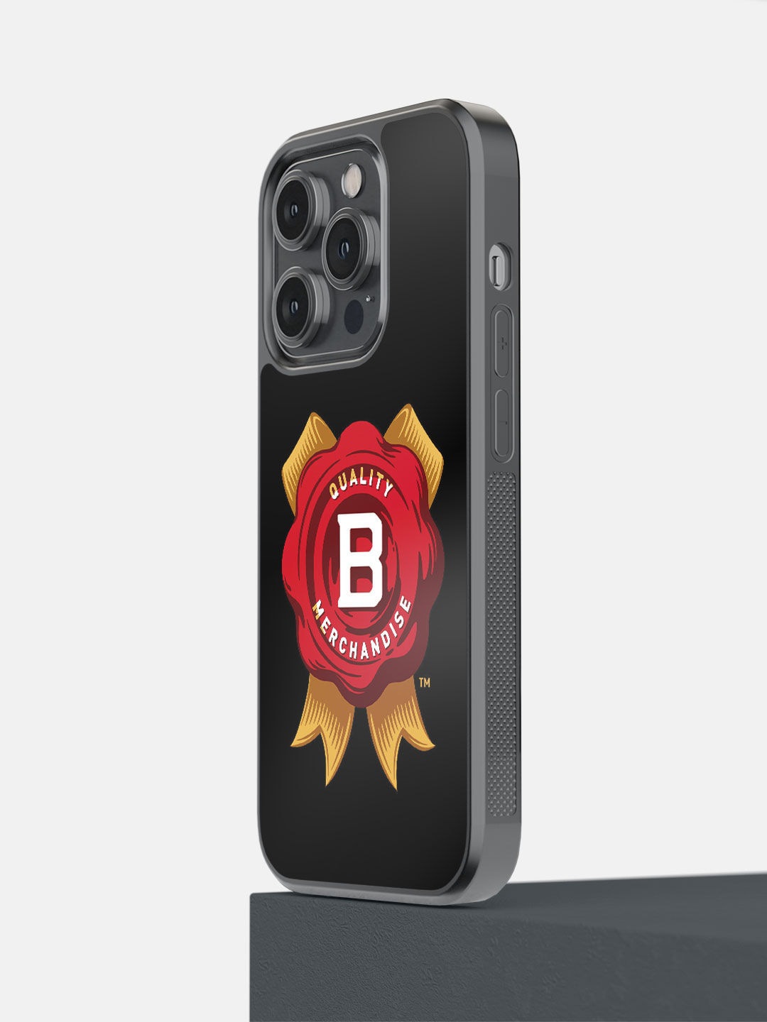 

macmerise Black & Red Jim Beam Rosette iPhone 14 Pro Back Case