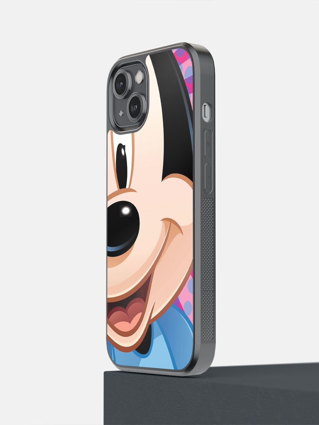 

macmerise Black Zoom Up Minnie iPhone 14 Mobile Back Case