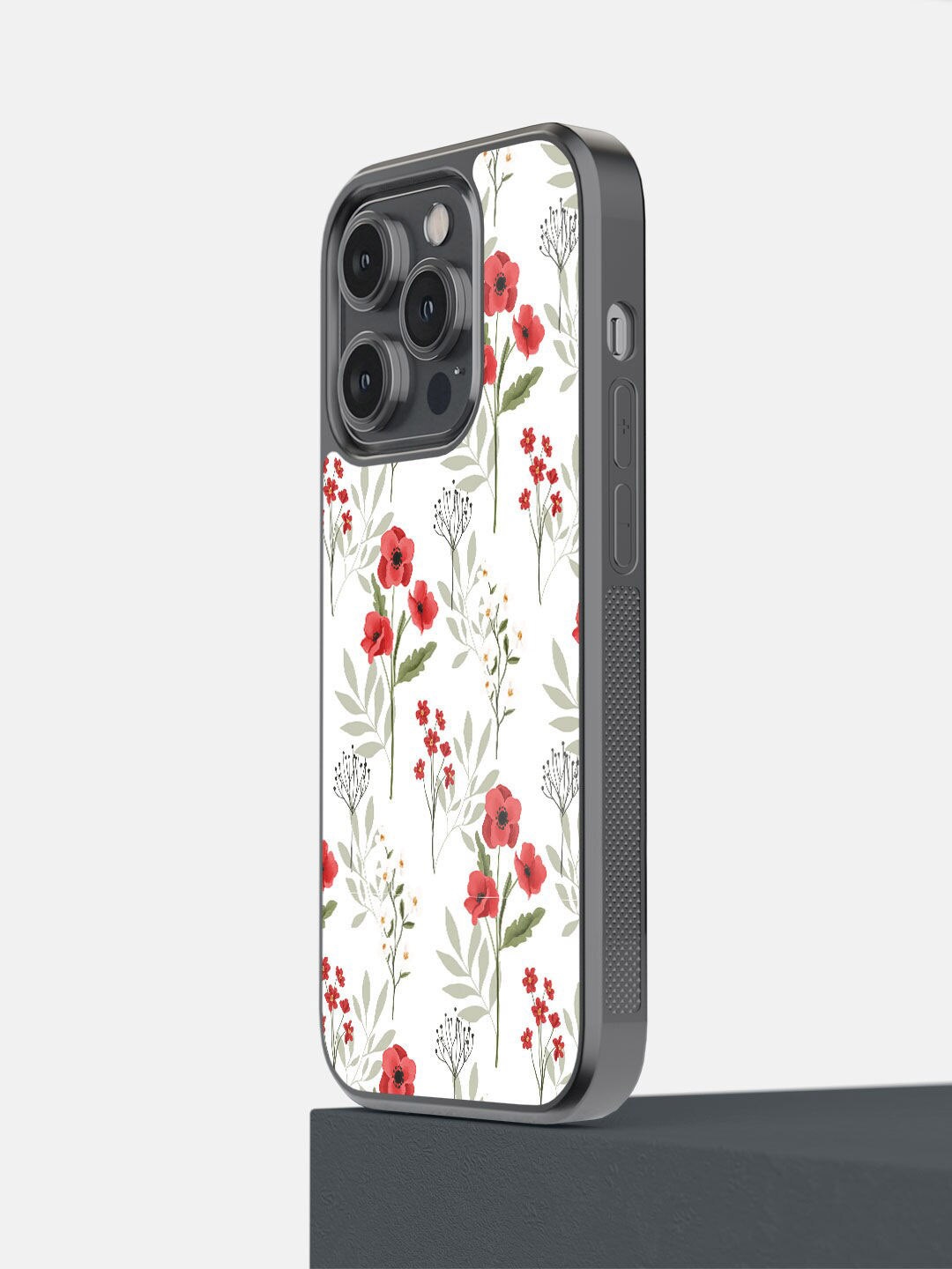 

macmerise White & Red Printed SK Crimson Glory iPhone 14 Pro Phone Back Case