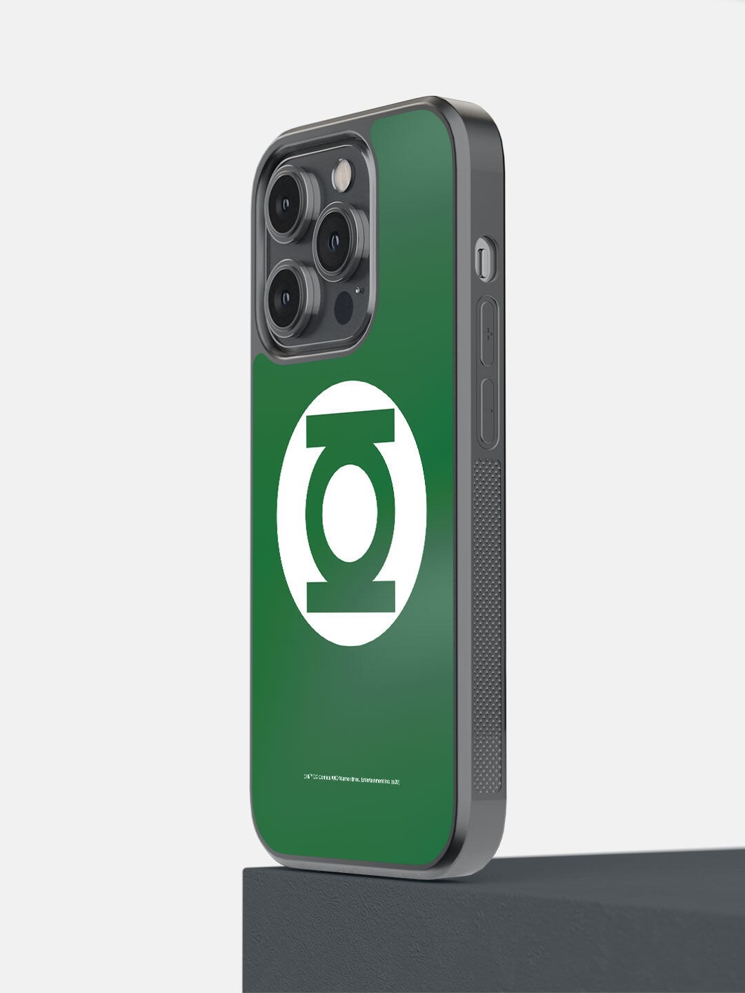 

macmerise Green & White Logo Lantern iPhone 14 Pro Bumper Back Case