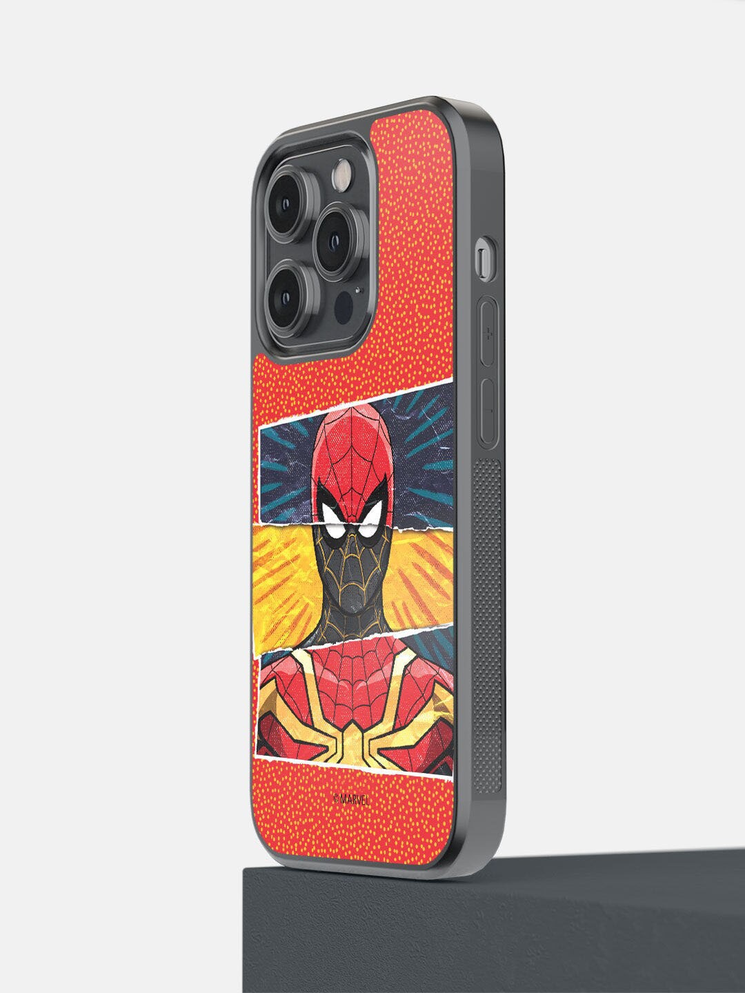 

macmerise Red & Yellow Spiderman Engage Printed iPhone 14 Pro Mobile Phone Case