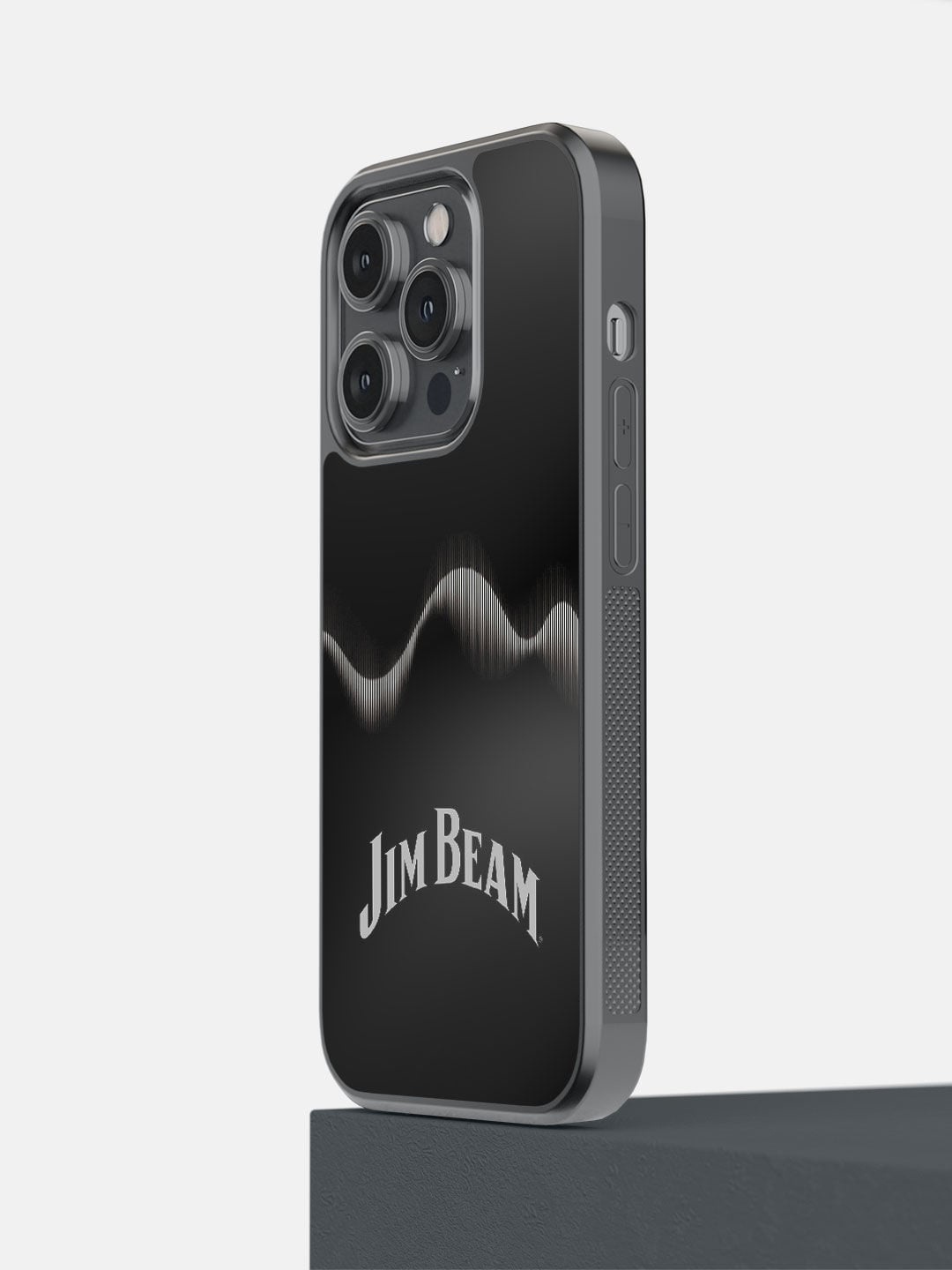 

macmerise Black Jim Beam Printed Polycarbonate iPhone 14 Pro Phone Back Case