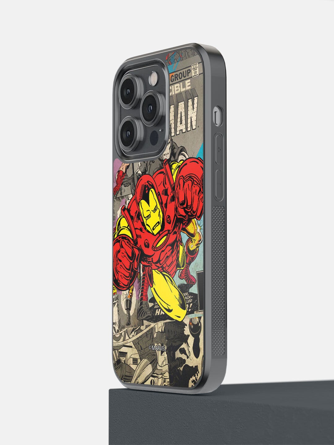 

macmerise Red & Brown Comic Ironman iPhone 14 Pro Pro Bumper Case