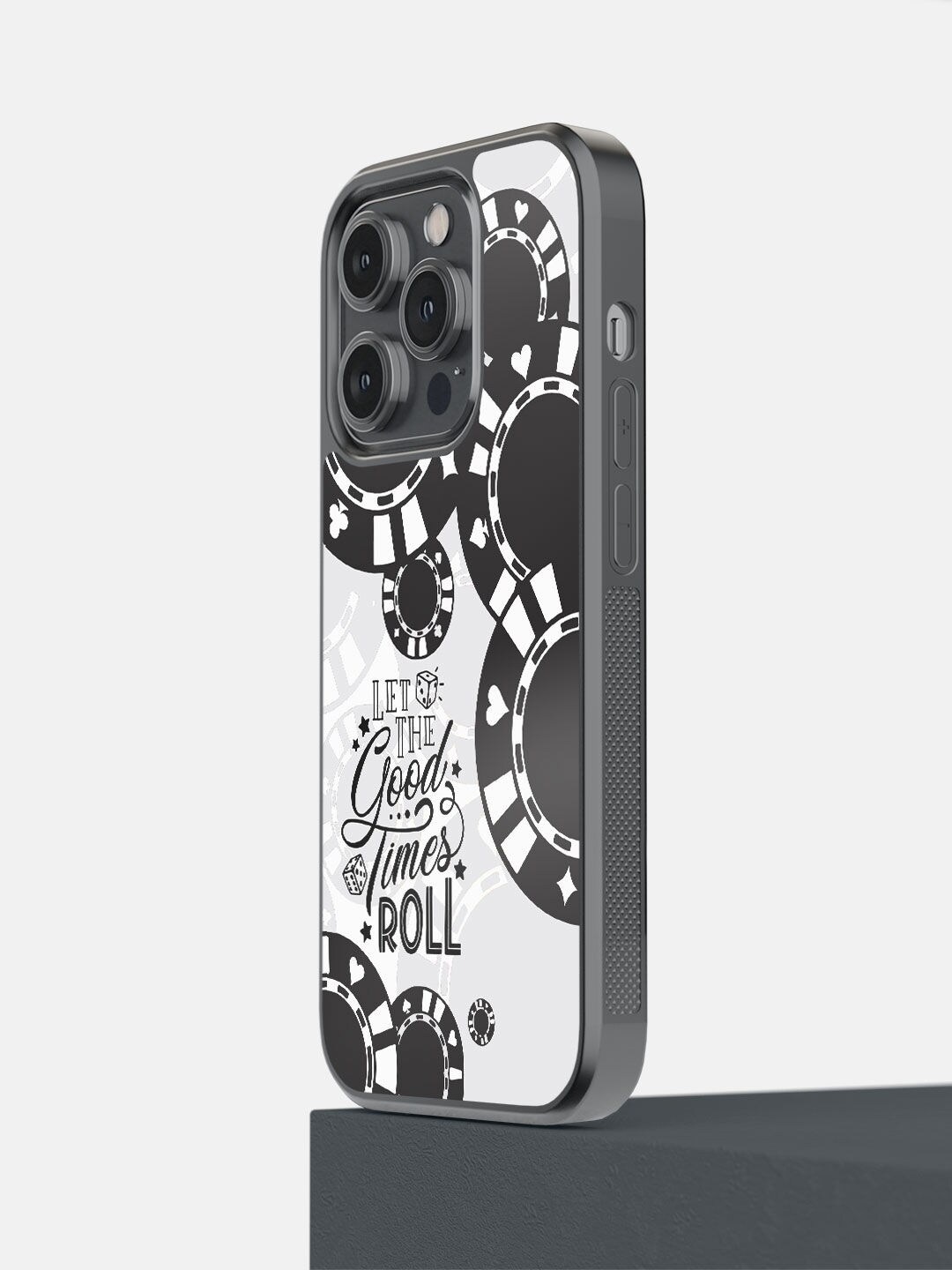 

macmerise White & Black Typography Print Polycarbonate iPhone 14 Pro Phone Back Case
